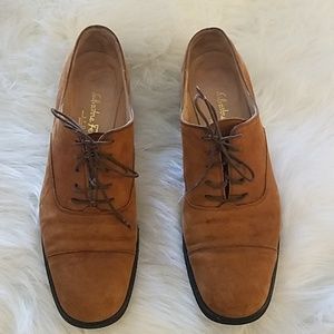 Salvatore Ferragamo Brown Suede